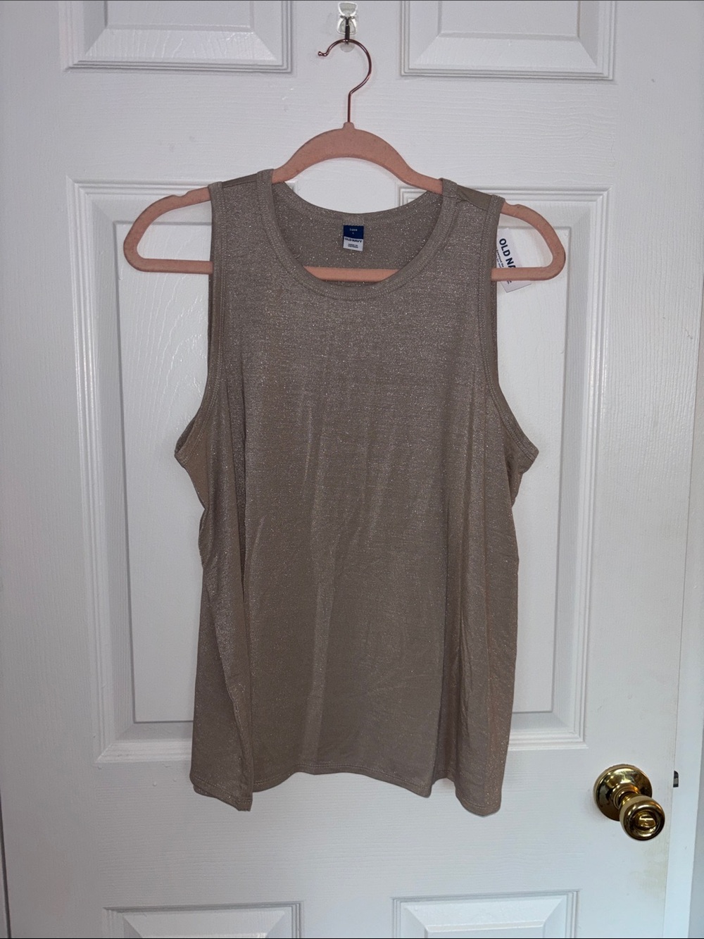 NWT Tan Sparkle Swing Tank